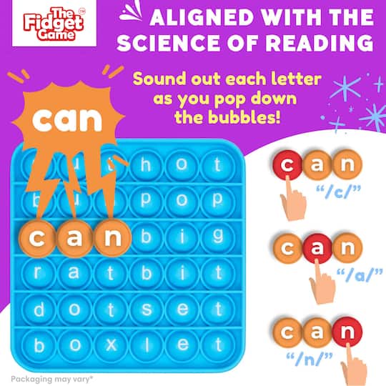 The Fidget Game Word Pop Set